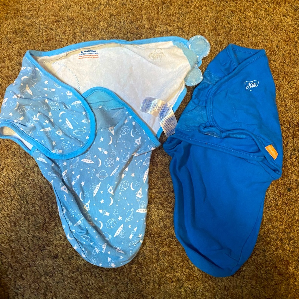 baby swaddles size small/med new condition 7-14lbs